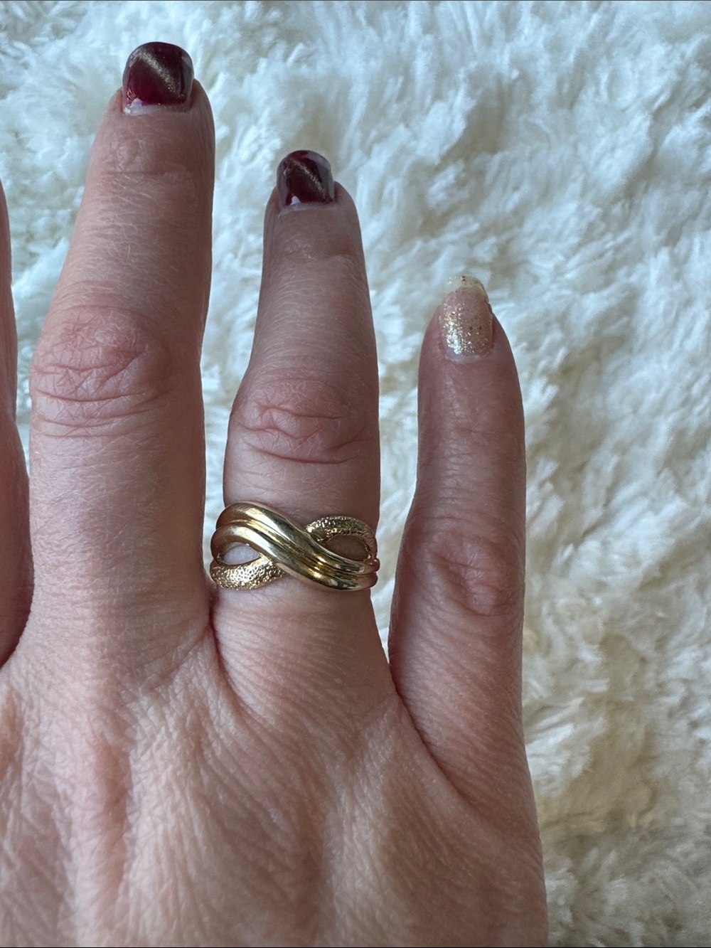 14k Infinity Gold Ring
